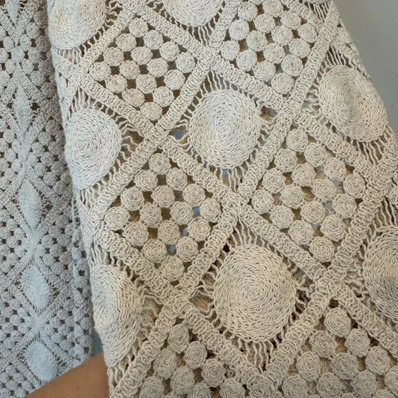 NWT! Revolve - Andrea Iyamah Hira Crochet Pants in XS (chalk) - Picture 4 of 11